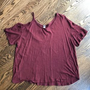 Free People asymmetrical T-shirt